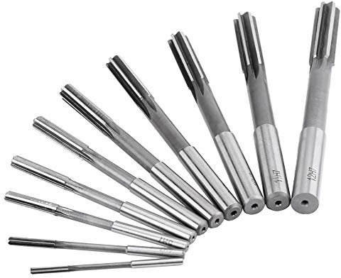 Reibahlen Set H7,10Pcs Hss H7 Gerade Flöte Reibahle Masne Cutter 3 4 5 6 7 8 9 10 11 12M Werkzeug Teile Zubehör Scharnier Schneiden Werkzeug