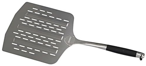 Ezooza Pala per Pizza, 30 x 30 cm, Professionale, in Acciaio Inox COZZE by