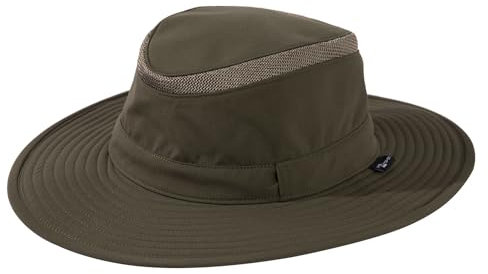 TOP-EX Herren Sonnenhut Outdoor - UV-Schutz Sommerhut Safari Mütze, Wasserdicht und Winddicht, Faltbarer Fischerhut für Männer, Ideal für Camping, Wandern, Jagd und Survival M/L Grün