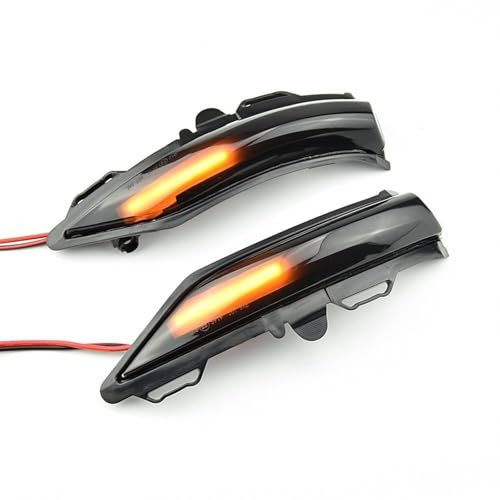 LINGLW Spiegelblinker Außenspiegel Blinker Für Fiesta ST Line MK8 2018 2019 2020 2021 2022 Links Rechts Auto-Seiten-Rückspiegel Blinker-Licht-Anzeigeleuchte Zubehör ersetzen