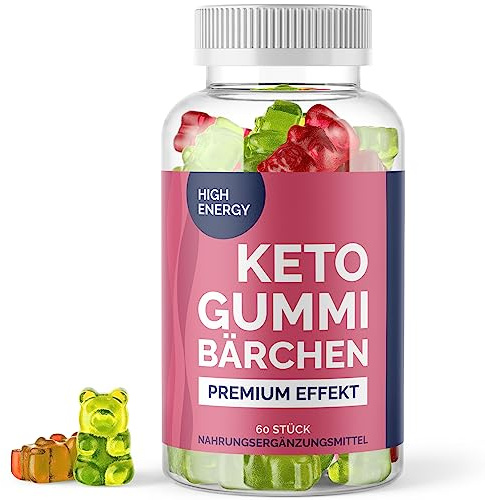 Keto Gummibärchen | für Jung & Alt | angenehmer Geschmack | Inhalt 60 Gummies