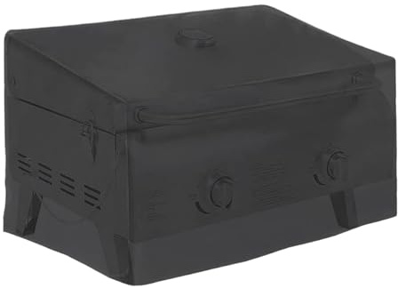 Cubierta De Parrilla - Cubierta De Parrilla De Servicio Pesado | Protector De Barbacoa Impermeable, Cubreta De Planchas De Protección Para Polvo Resistente Al Polvo De Tela De Oxford De 24x14 Pulgadas