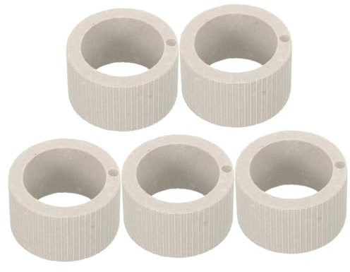MUELODSIC Anneau Fixation Plante Aquarium 5 Coupelles Céramique pour Plantes Aquatiques Accessoires de Plantation Support Solide pour Aménagement Paysager Aquarium Petit
