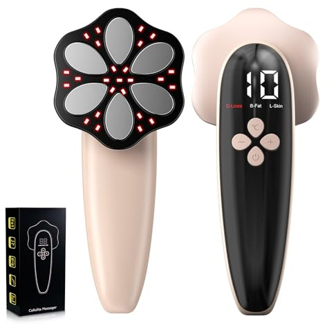 Masaje Anti Celulitis Masajeador, Aparato Anti Celulitis, 3 en 1 Masajeador Anticelulítico Profesional Portátiles Para el Tamaño, Vientre, Nalgas, Brazosy Piernas, Unise, Efecto lifting y reafirmante