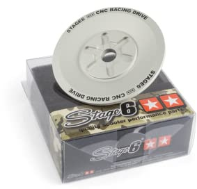 Riemenscheibe Stage6 CNC Racing Drive Minarelli | Drive Face, CNC gefräst, Aluminiumlegierung, ohne Sternscheibe, S6-5116600 kompatibel mit Yamaha Neos 50 bis Bj. 07/2007