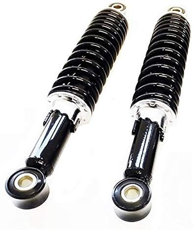 2 Stoßdämpfer - 31 cm - Schwarz - Einstellbar - Hydraulisch - für Simson