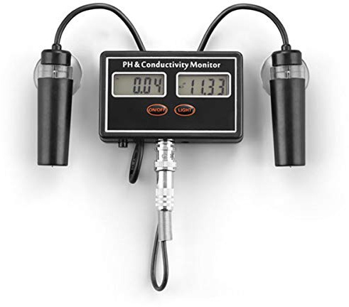 Wassertester, 2 in 1 Online PH & EC Leitfähigkeitsmesser Tester Multifunktions-Wasserqualität Echtzeit-Überwachung kontinuierliche Überwachung für Aquarium, Hydrokultur