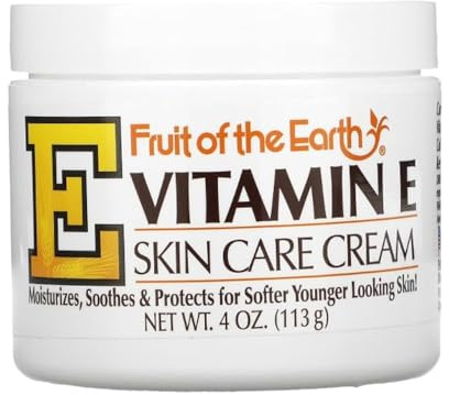 Vitamin E, Skin Care Cream, 4 oz (113 g), Fruit of the Earth