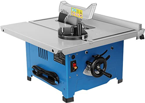 Sega da Tavolo per la Lavorazione del Legno per modellismo, Mini Sega da Tavolo per Hobby per Uso Domestico da 8 Pollici, profondità di Taglio Regolabile, Taglio ad Angolo 0-90