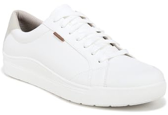Dr. Scholl's Mens Time Off Mens Lace Up Sneaker White Smooth 9.5 M
