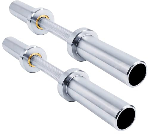 G5 HT SPORT Manubrio olimpionico Da 51 cm | DIAMETRO 50 mm | Con O Senza Chiusure | Manico zigrinato 28mm I Power Training | (Doppio Manubrio olimpionico Ø50 mm)