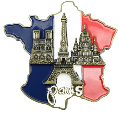 Paris Architektur Frankreich Magnete Kühlschrankaufkleber Eiffelturm Kühlschrankmagnet Paris Frankreich Kühlschrank Kühlschrankmagnet Tourist Souvenirs Handgemachte Handwerk MagnetischeAufkleber