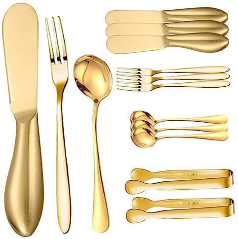 SHOWERORO 1satz Butter Und Käsemesser Set Teiliges Design Mit Dessertgabeln Und Löffeln Für Feiern Und Multifunktionales Küchenwerkzeug