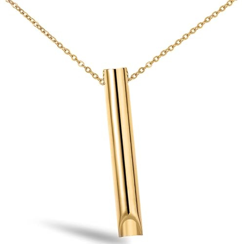 JEYORZY 1 pcs Stressabbau Halskette, Atemkette Meditation Kette, Achtsame Atmung Halskette, Halskette Stress-Achtsamkeits-Halskette, Tragbares Atmung Halskette, für Meditation Atmen Entspannung