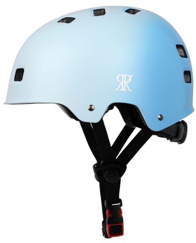 Youth Kids Bike Helmet, Skateboard Bicycle Helmet for Age 3-5-8-10-12-14 Teen Boys Girls Adjustable and Multi-Sport for Scooter Roller Skate (Blue Gradient, Small)