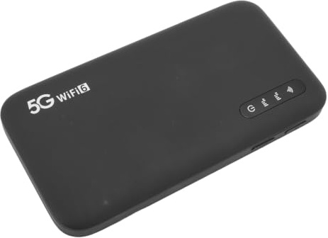 5G Mobile Hotspot WiFi 6 - Tragbarer Router mit SIM-Karten-Slot, 6100mAh Dual-Band, Unterstützt 16 Geräte, IP67 Schutz für Zuhause und Reisen