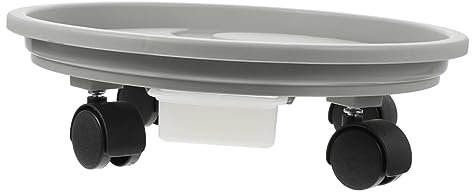 POPETPOP Chariot De Jardinière pour Déplacer Facilement Pots De Fleurs avec roulettes Et Support Solide pour Usage Intérieur Et Extérieur