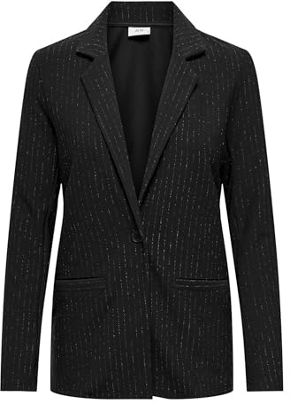 JDY Mary L/S Lurex Blazer Jrs, Nero, XS