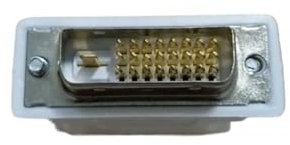 ROBAUN Connettore Computer Monitor Video Plastica Durevole DVI 24+1 A VGA Femmina Adattatore Convertitore Multiuso