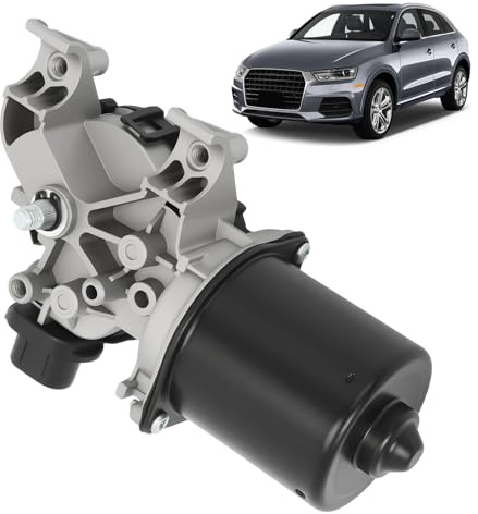 Front Windshield Wiper Motor Compatible with Renault Clio Mk4 2013-2020, Replaces 288100678R, 288603753R, 163339080
