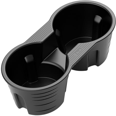Car Cup Holder Insert Center Console Silicone Cup Holder Waterproof Washable Drink Rack for Car Black