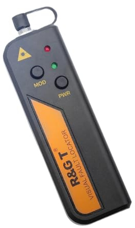 SEVEQIS Tester fibra ottica, Localizzatore visivo di guasti in fibra ottica RGT10mw for connettore da 2,5 mm for (SC/FC/ST) Mini tester Strumento prova FTTH