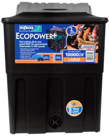 Hozelock 1349 Ecopower + Plus 10000 Pond Filter