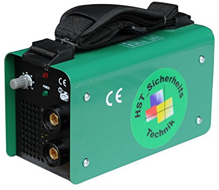 HST Mini MMA 100 Ampere Schweißgerät I Inverter Elektrodenschweißgerät 4,5kg leicht I Tragbares Schweissgerät mit AntiStick & Hotstart inkl. Tragegurt