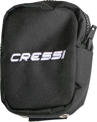 Cressi Back Weight Pockets - Buceo peso bolsills, Negro