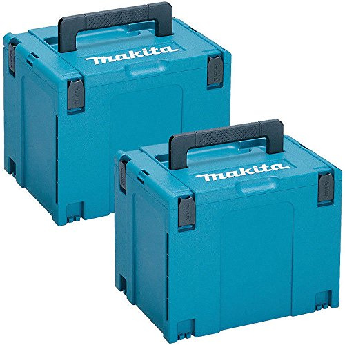 2X Makita MAKPAC Stapelverbinder Werkzeugkoffer Systainer Typ 4 396x296x315