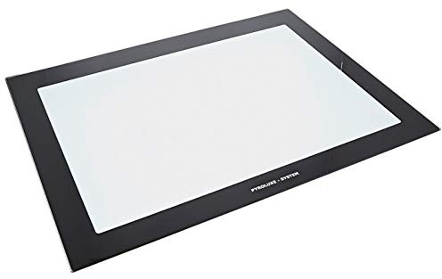 Vitre intérieure imprimée de porte pour four Electrolux & Arthur Martin - Dimensions : 504 x 392 mm.