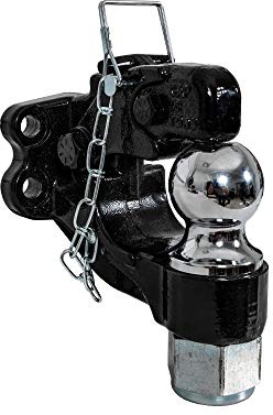 Buyers Products BH152516 15 Ton Combination Hitch, 2-5/16 Inch Ball Hitch & Pintle Hook, 30,000 lbs MGTW, Forged Steel Trailer Hitch for Trucks, Tow Hitch Receiver, Heavy Duty Towing Accessories
