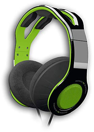 Gioteck - Tx30 - Cascos Gaming, Cable Audio Jack 3,5 Mm, Control de Sonido, Driver 40 Mm, Cascos con Microfono para Ps4, Xbox One, Nintendo Switch y PC (Verde y Negro) (Ps4)