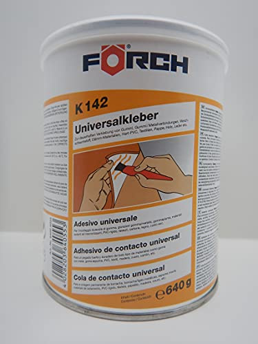 FÖRCH K142 KONTAKTKLEBER UNIVERSAL KLEBER KLEBSTOFF LEDER TEXTILIEN HOLZ 640g (1)