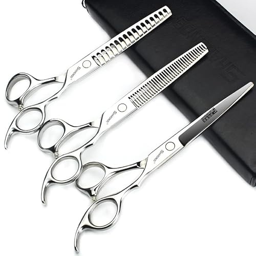6/6.5/7,5 Zoll Edelstahl Hund oder Katze Styling Beauty Schere(6.5 3Stück)