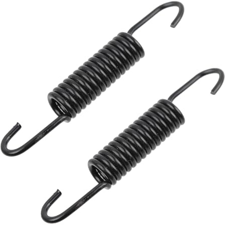 Mokuo Motorcycle Dirt Bike Stand Kickstand Spring Brake Pedal Return Spring Mopeds Scooter Parts - 2Pcs,Black,110MM Length
