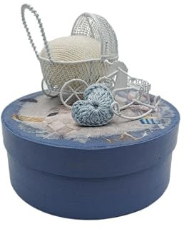 Geschenkbox Geburt - Taufe - 1.Geburtstag *Handgefertigt* Holzdose mit Deckel, Découpagetechnik, Geldgeschenk