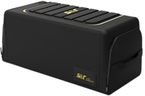 DMAIS Auto-Aufbewahrungsbox, 60–70 l Kofferraum-Aufbewahrungsbox, wasserdichter Auto-Fracht-Organizer, große Kapazität, Auto-Fracht-Organizer für Camping, Reisen, Outdoor, Auto, SUV, Wohnmobil