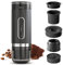 Irishom Máquina de café expreso eléctrica portátil Calefacción inalámbrica Mini cafetera de una Sola porción de 3 oz con café en Polvo 3 en 1/cápsula N/cápsula DG Contenedor 92 ℃