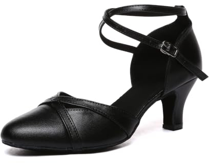MINITOO Scarpe da ballo da donna standard Salsa Latin comode scarpe da sera, 38 EU