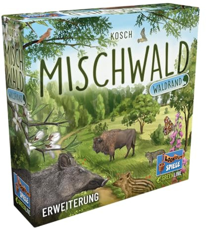 Lookout, Mischwald – skogskant, förlängning, familjespel, kortspel, 2-5 spelare, från 10 plus år, 60 minuter, tyska