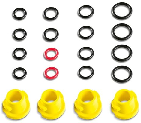 1 set O-ringmunstycke-kit, rengöringsmaskin-tätningsring, högtryckstvätt O-ring, tätningsringsreservdelar, lämplig för K2, K3, K4, K5, K6, K7