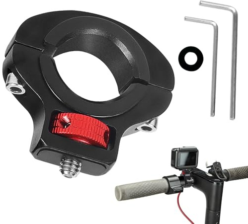HANIUTTY Kamerahalterung Fahrrad Klemme, Action Cam Halterung 360°, Action Kamera Fahrradhalterung, 1/4 Mount Action Kamera Lenker für Fahrrad Motorrad,Action Cameras | Action Kamera Fahrradhalterung, 1/4 Mount Action Kamera Lenker für Fahrrad Motorrad,Action Cameras