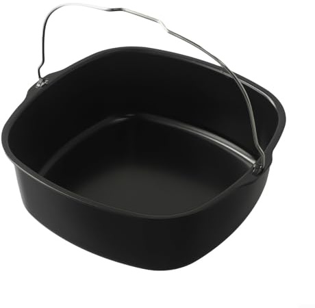 per tortiera Antiaderente in Alluminio da 7/8 Pollici Accessori per friggitrice ad Aria Fatta in casa Utensili da Cucina Adatti al microonde (20,3 cm)