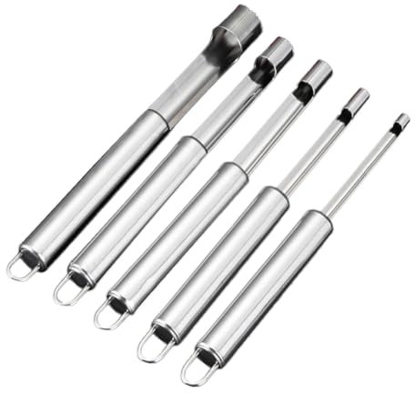 FUNOMOCYA 5stücke Kernentferner Für Obst Aus Fruchtkernentferner Küchenhelfer Dattelentkerner Kirschentferner in Verschiedenen Für Verschiedene Früchte