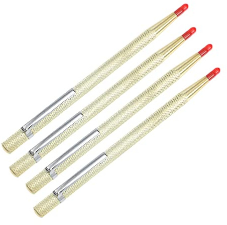 EXCEART 4pezzi Penna Incisione Metallo e Ceramica Strumento di Tracciatura per Taglio su Piastrelle e Design Ergonomico e Leggero Penna per Incisione Facile da Trasportare