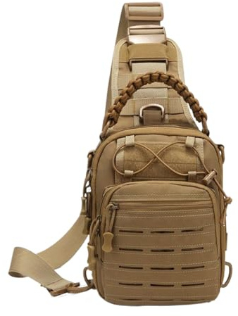 Brustgurt Für Männer,Schultertasche Umhängetasche Sportbeutel | Trendiger Wasserdichter Tagesrucksack, Leichtes Aufbewahrungsfach Reisezubehör Für Wanderungen, Outdoor-Sport, Radfahren
