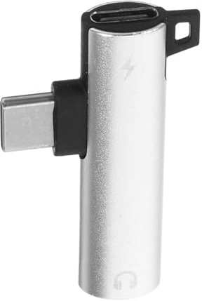 HOMOBABE Adattatore Jack Per Cuffie Di Tipo c Convertitore Audio in Metallo Compatibile Dispositivi Typec Facile Da Usare e Portatile