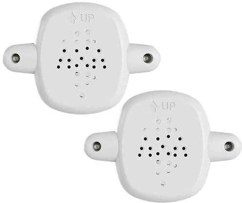 2Pcs Baby Gate Banister Adapter, Plastic Baby Gate Parts No-Drilling Mounting Fittings for Retractable, Mesh & Iron Gates, Stair Banister Protector, White