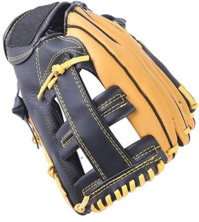 Nhujevkom Outfield Softball-Handschuhe aus Leder für Teenager und Erwachsene, Ballsport-Trainingshandschuhe